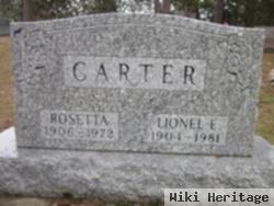 Rosetta Carter