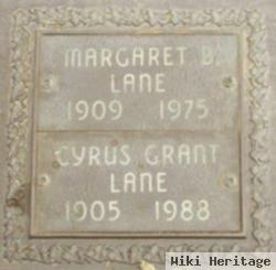 Margaret B Lane