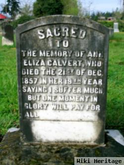 Ann Eliza Moreland Calvert