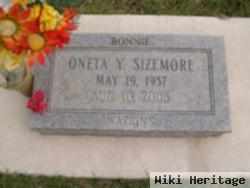 Oneta Y "bonnie" Watkins Sizemore