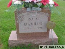 Ina M Kitzmiller