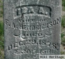 Ida A. Mcbride Hendrickson