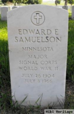 Maj Edward E Samuelson