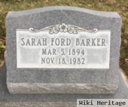 Sarah Ford Barker