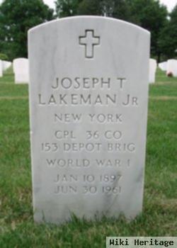 Joseph T Lakeman, Jr