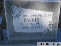 Opal Evelyn Carr Barnes