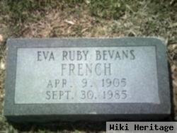 Ruby Eva Bevans French