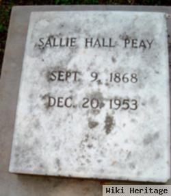 Sallie Hall Peay