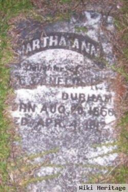 Martha Ann Durham