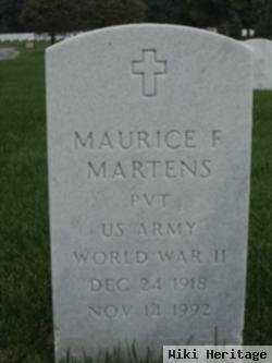 Maurice F Martens