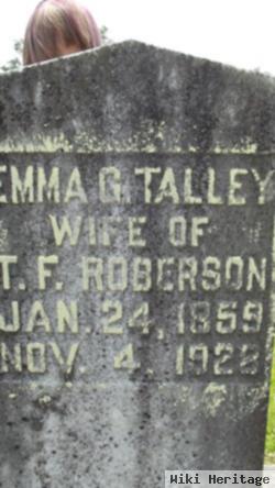 Emma G. Talley Roberson