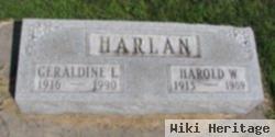 Harold W Harlan