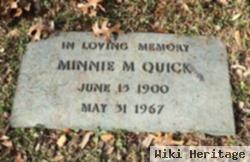 Minnie M. Mcdonald Quick