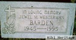 Jewel Marie "judy" Westerman Barden