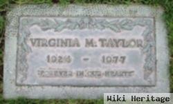 Virginia M Taylor