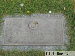 Bertha L Crispin