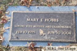 Mary E Hobbs