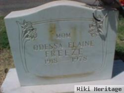 Odessa Elaine "dessie" Freeze