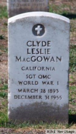 Clyde Leslie Macgowan