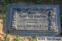 Rose Lee Rhoten