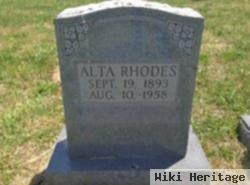 Alta Rhodes