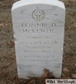 Lonnie D "elde" Mckenzie