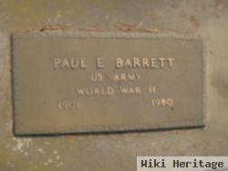 Paul E Barrett