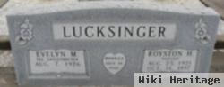 Royston H "hudson" Lucksinger