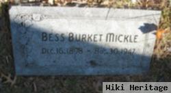 Bess O. "bessie" Burket Mickle