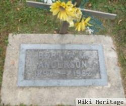 Bertha M Elness Anderson