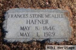 Frances Pamela "fannie" Stone Hafner