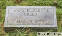 Mary Elizabeth "lizzie" Mcpherson Green