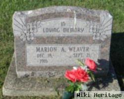 Marion A Weaver