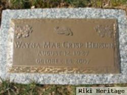 Wayna Mae Crisp Henson