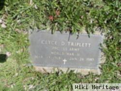 Clyde D Triplett