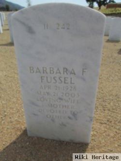 Barbara F Fussel