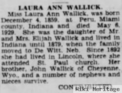 Laura Ann Wallick