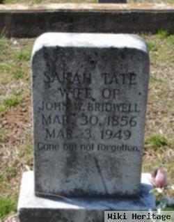 Sarah Tate Bridwell