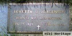 Loretta Jane Miller Jorgensen