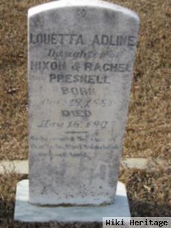 Louetta Adline Presnell