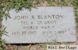 John Raymond "buck" Blanton