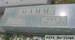 Alice Ann Zea Hamm