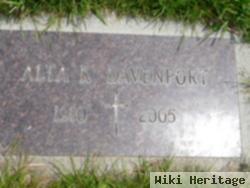 Alta Kathleen Miller Davenport