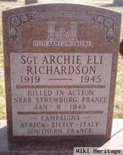 Sgt Archie Eli Richardson