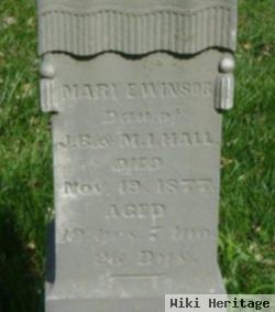 Mary Elizabeth Hall Winsor