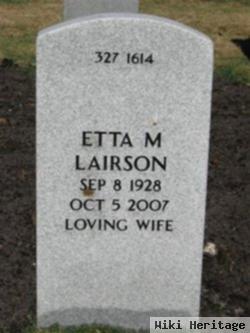 Etta M Lairson