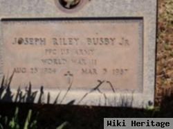 Joseph Riley "joe" Busby, Jr