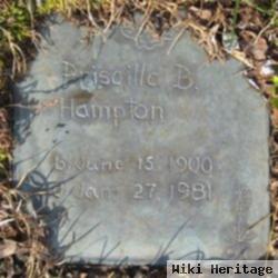 Priscilla B Hampton