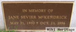 Jane Sevier Mckendrick