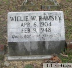 Willie W. Ramsey